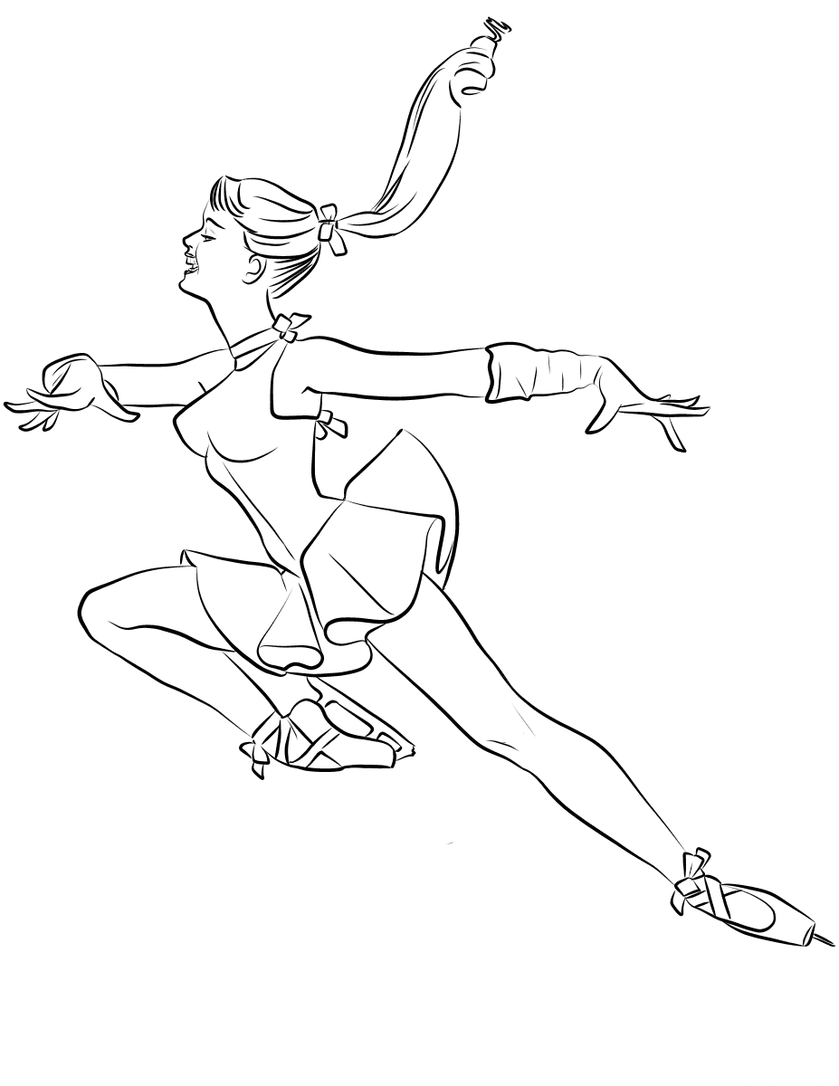 Ice Skating Ballerina