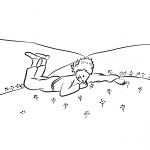 'And He Lay down in the Grass and...