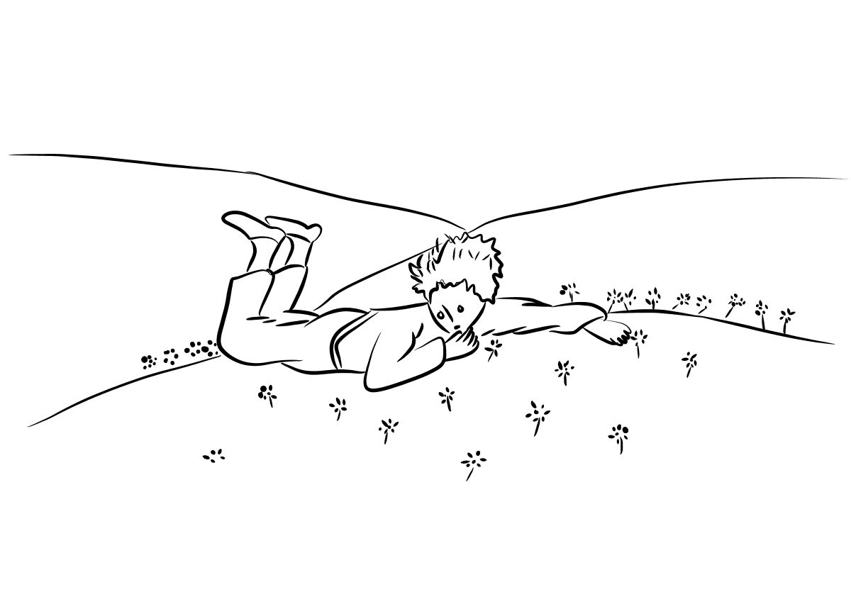 'And He Lay down in the Grass and...