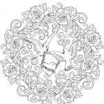 St. Valentine Mandala with Two...