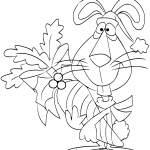 Christmas Rabbit with Carrot