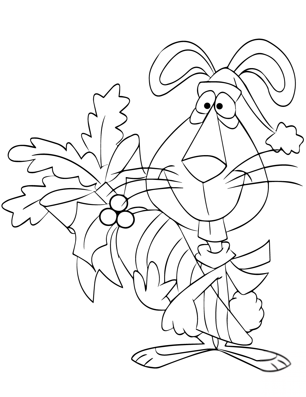 Christmas Rabbit with Carrot