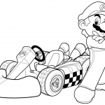 Mario in Mario Kart Wii