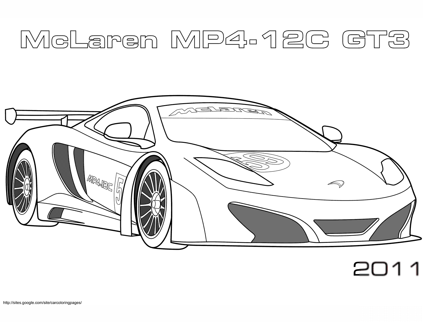 2011 McLaren MP4 12C GT3