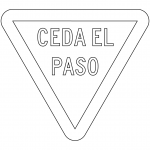 "Give Way" Sign in Mexico