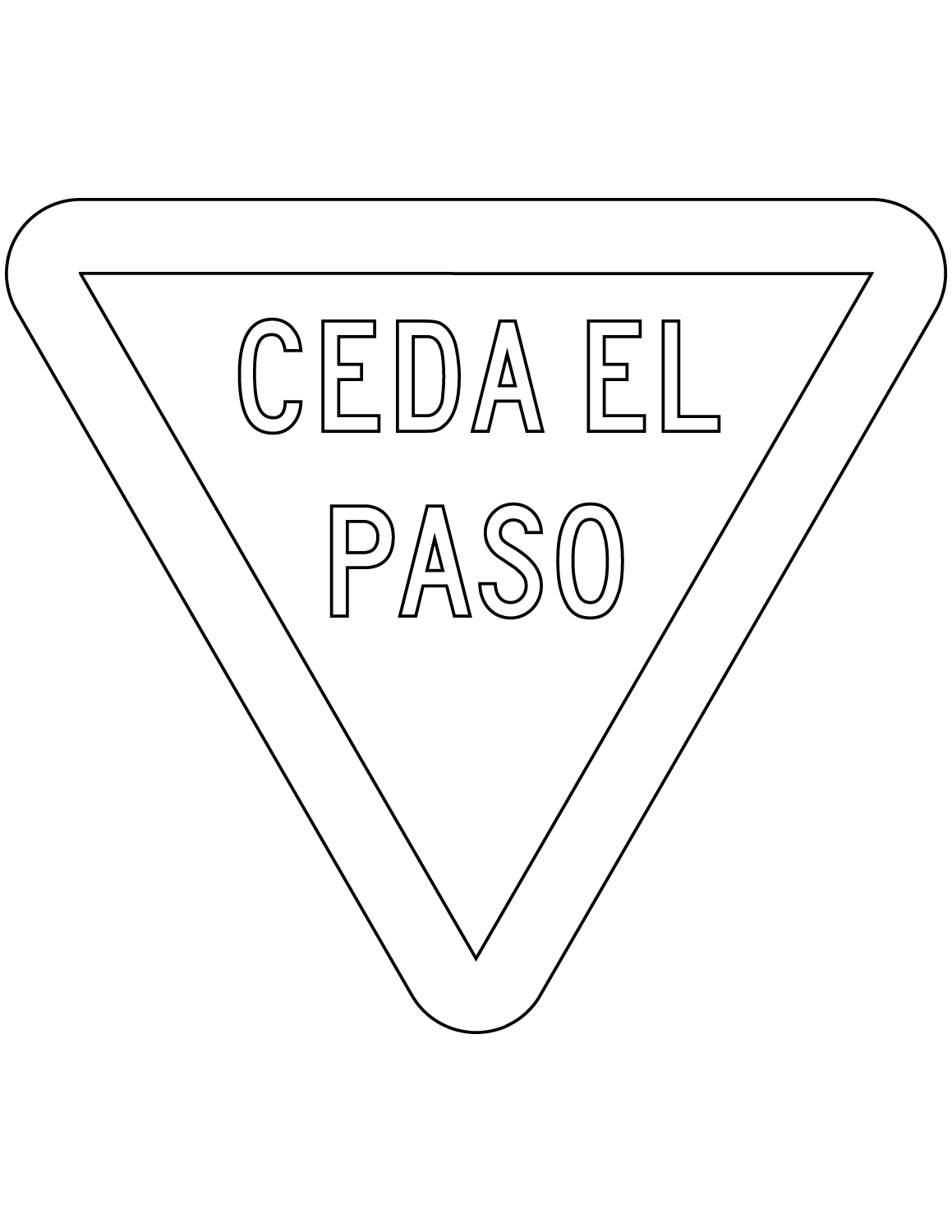 "Give Way" Sign in Mexico