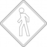 "Pedestrians" Sign in Mexico