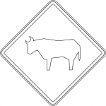 "Livestock" Sign in Mexico
