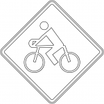 "Cyclists" Sign in Mexico