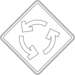 "Roundabout" Sign in Mexico