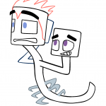 Animowany Wither z Minecraftu