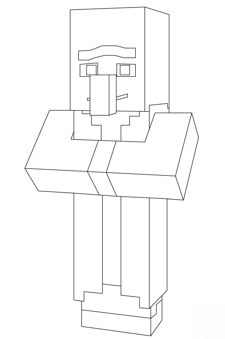 Wieśniak z Minecraftu