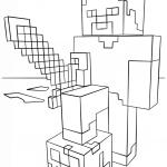 Steve z Diamentowym Mieczem z...