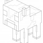 Grzybkowa krówka z Minecraftu