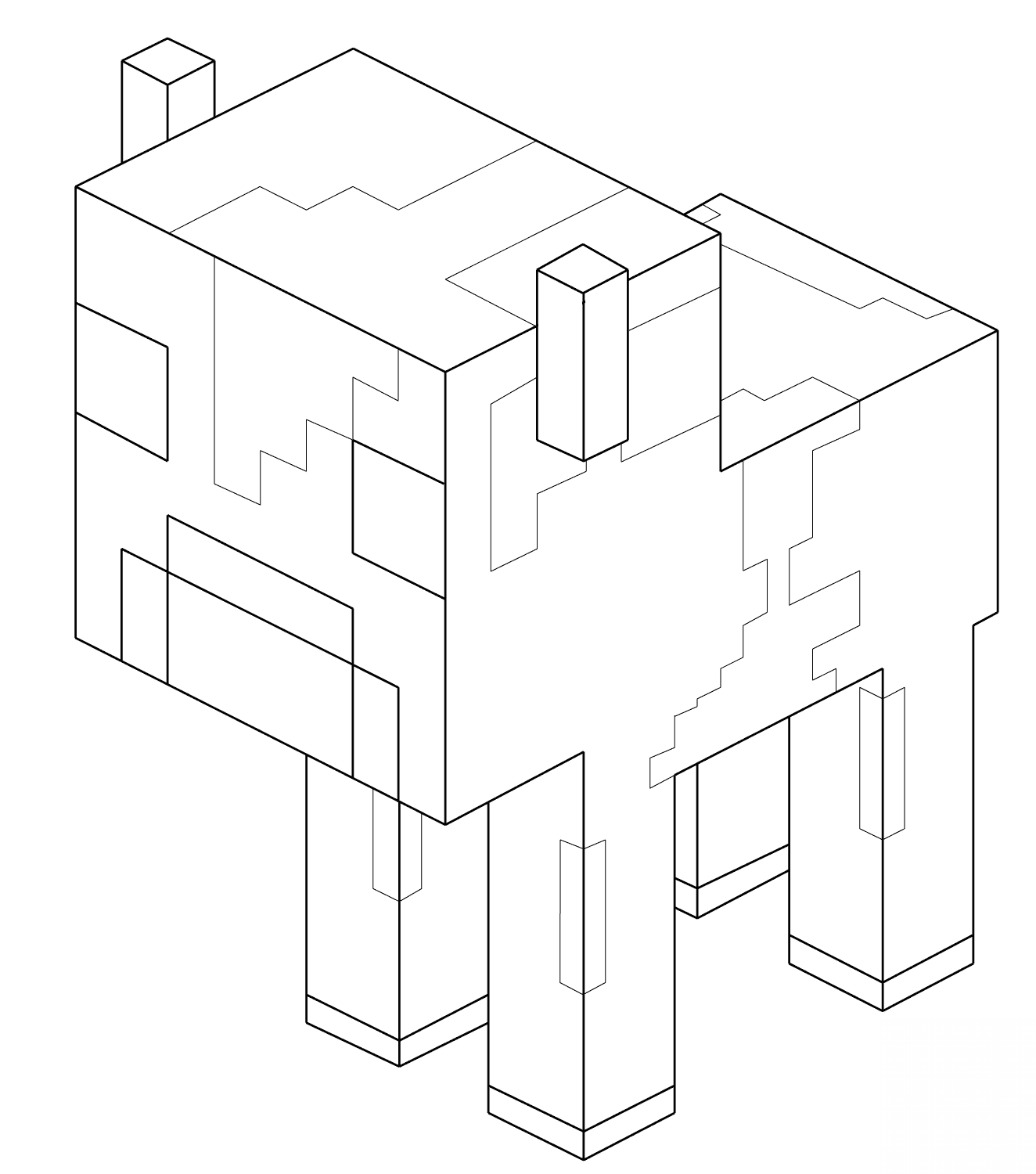 Grzybkowa krówka z Minecraftu