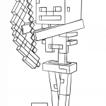 Kościotrup z łukiem z Minecraftu