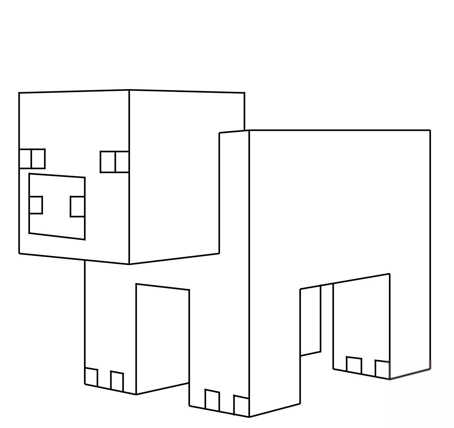 Świnia z Minecraftu