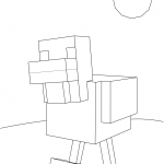 Kurczak z Minecraftu