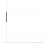 Twarz Pełzaka  z Minecraftu