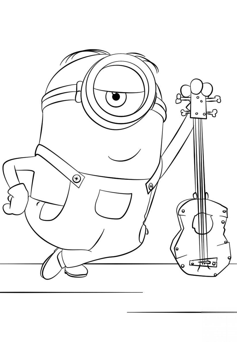 Minion Stuart with Guitar