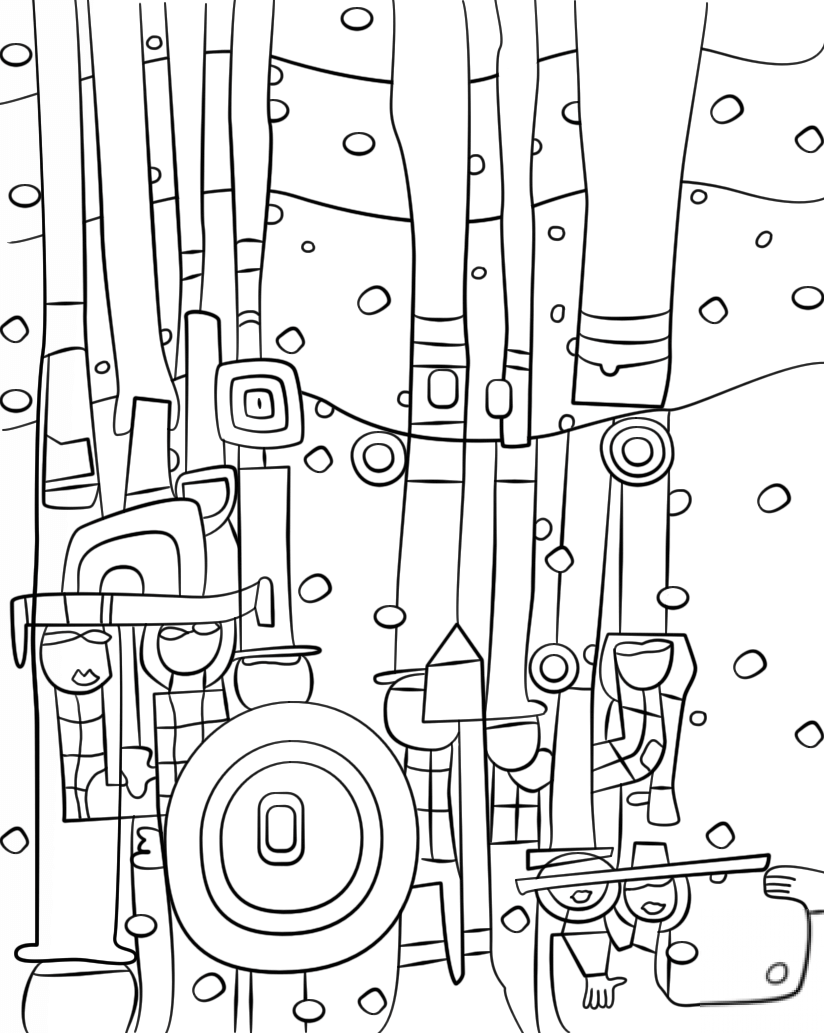 Blue Blues by Friedensreich...