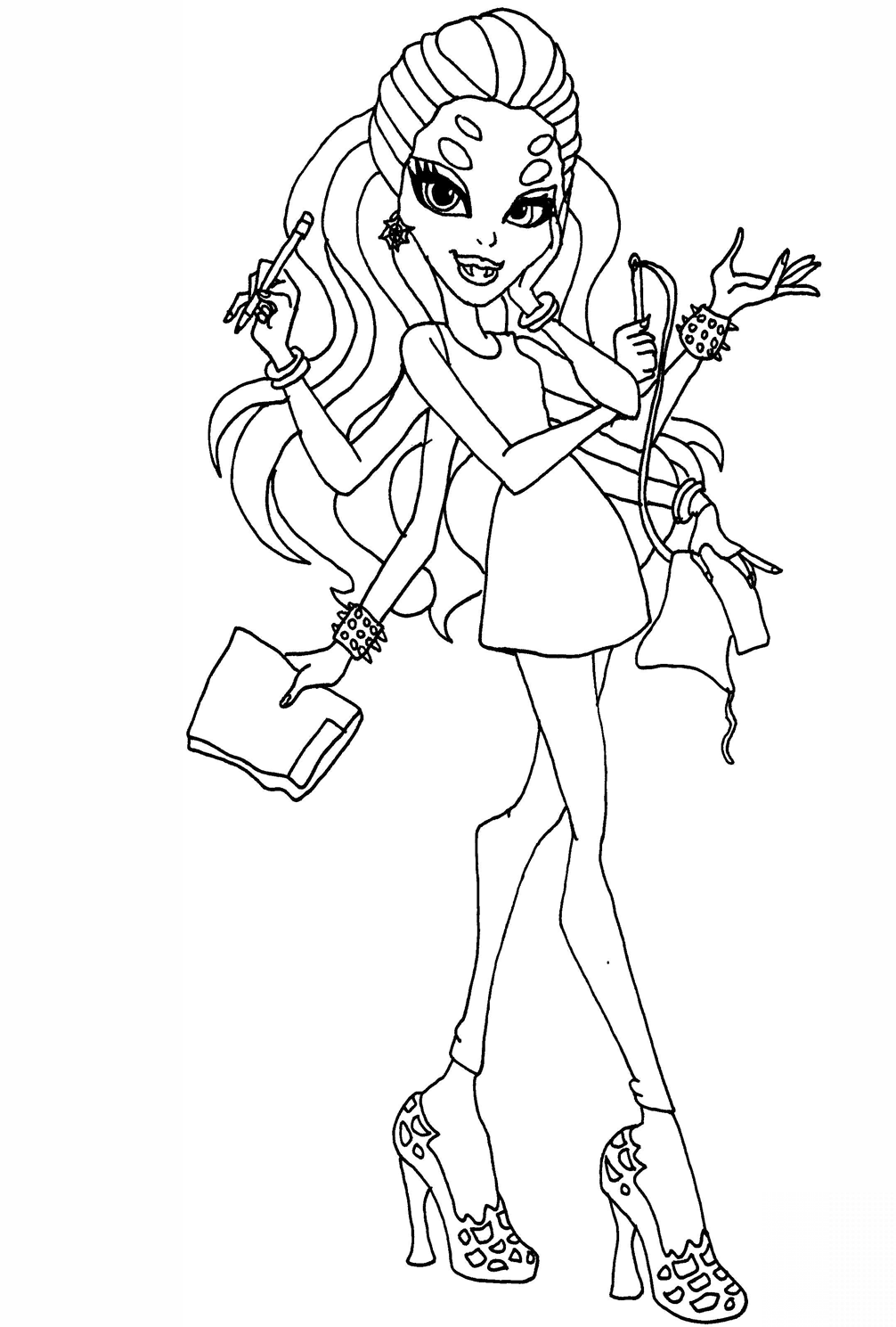 Monster High Wydowna Spider