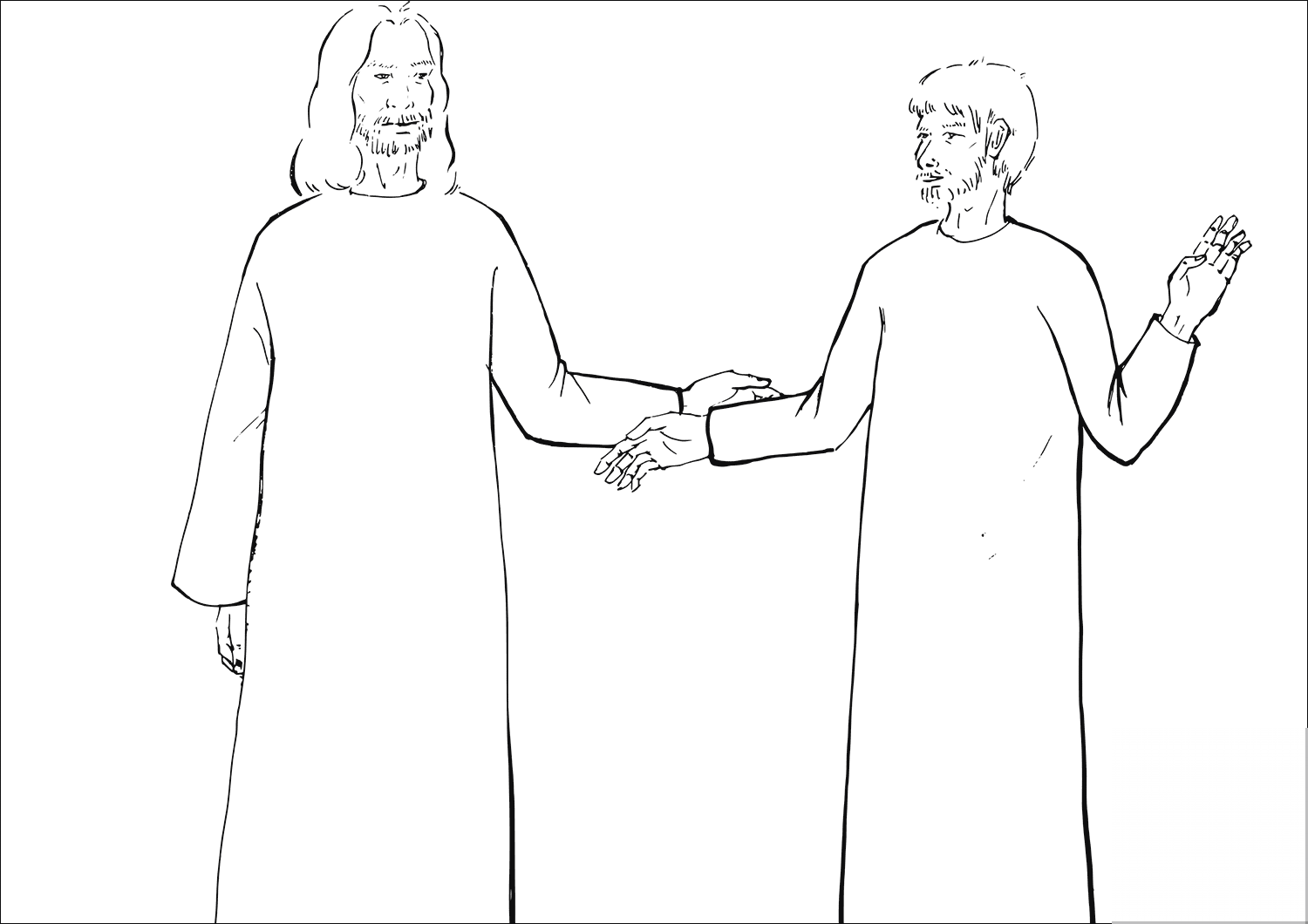 Today salvation has come to this...