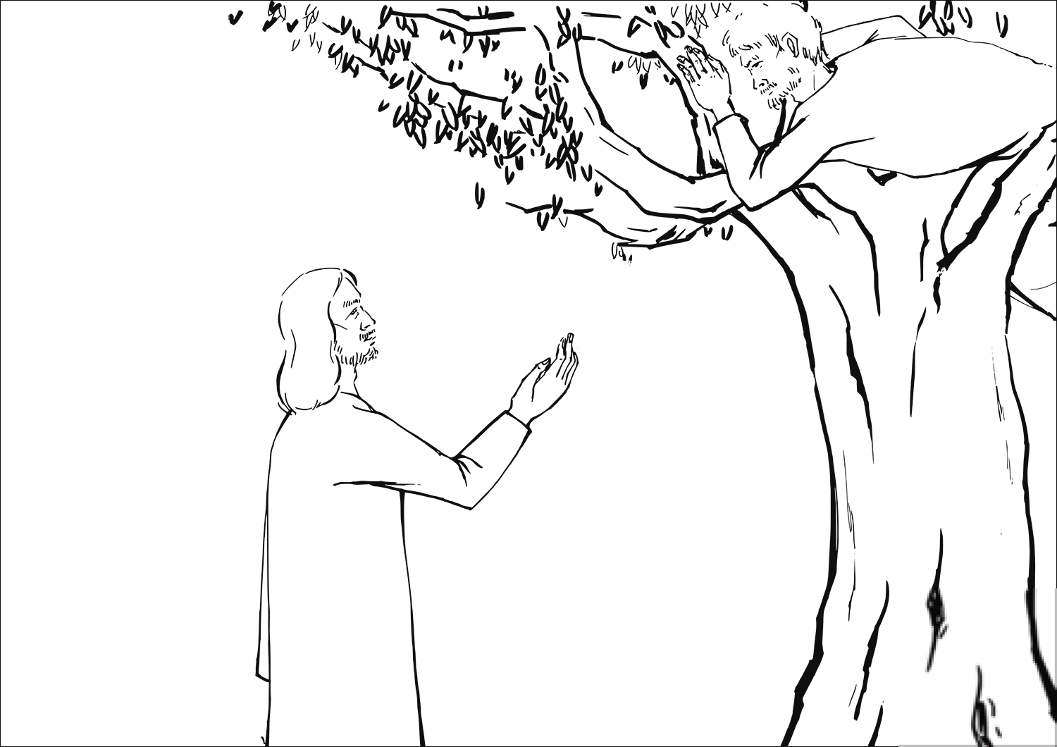 Jesus Asked Zacchaeus to Come Down