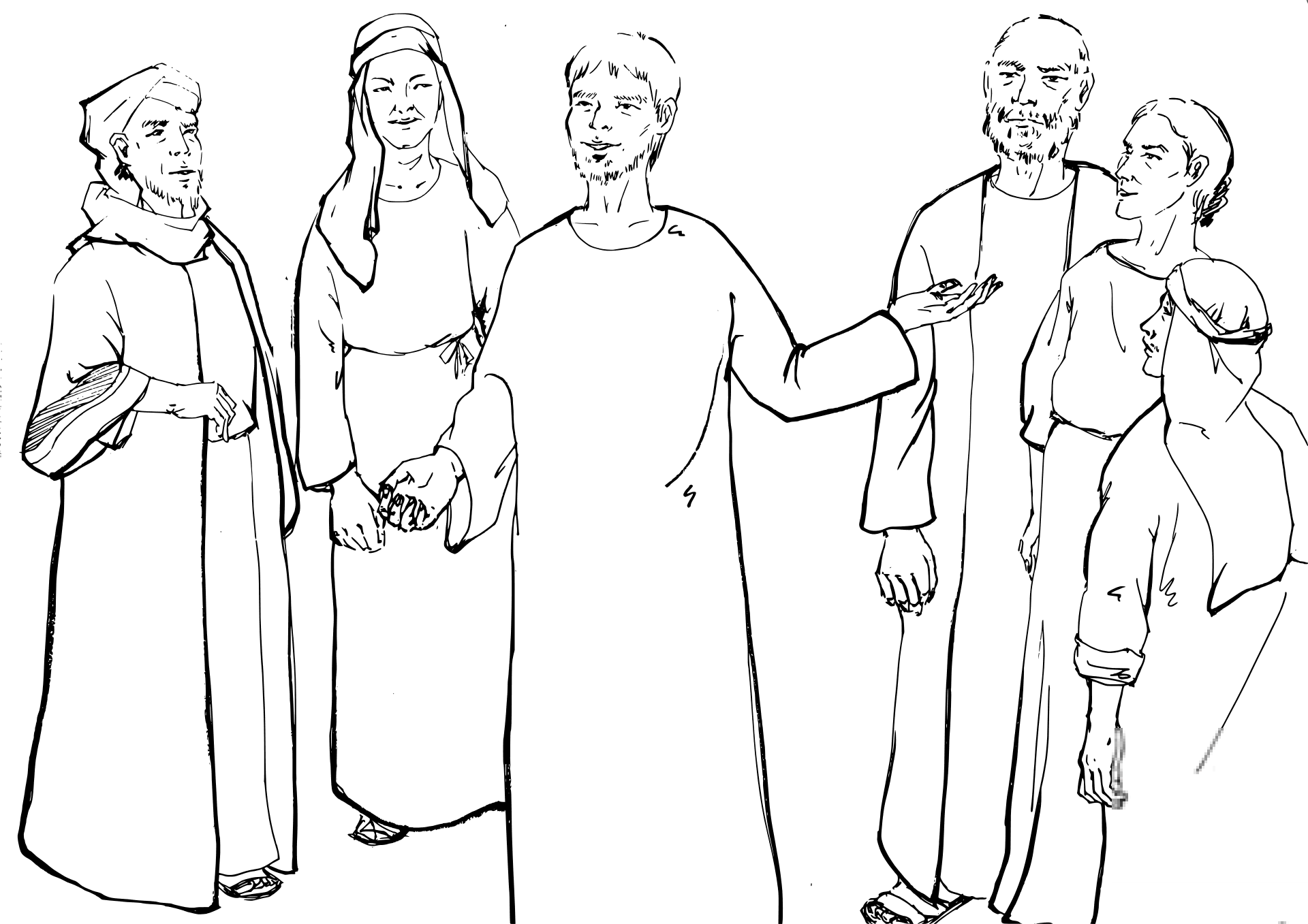 Healed Man Praising Jesus