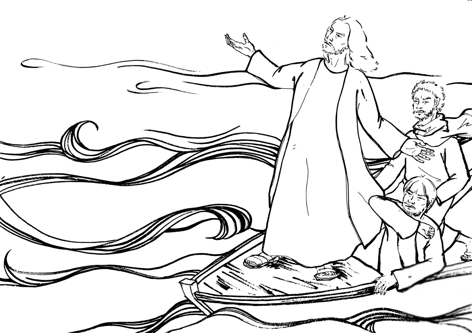 Jesus Tell the Waves to Be Quiet