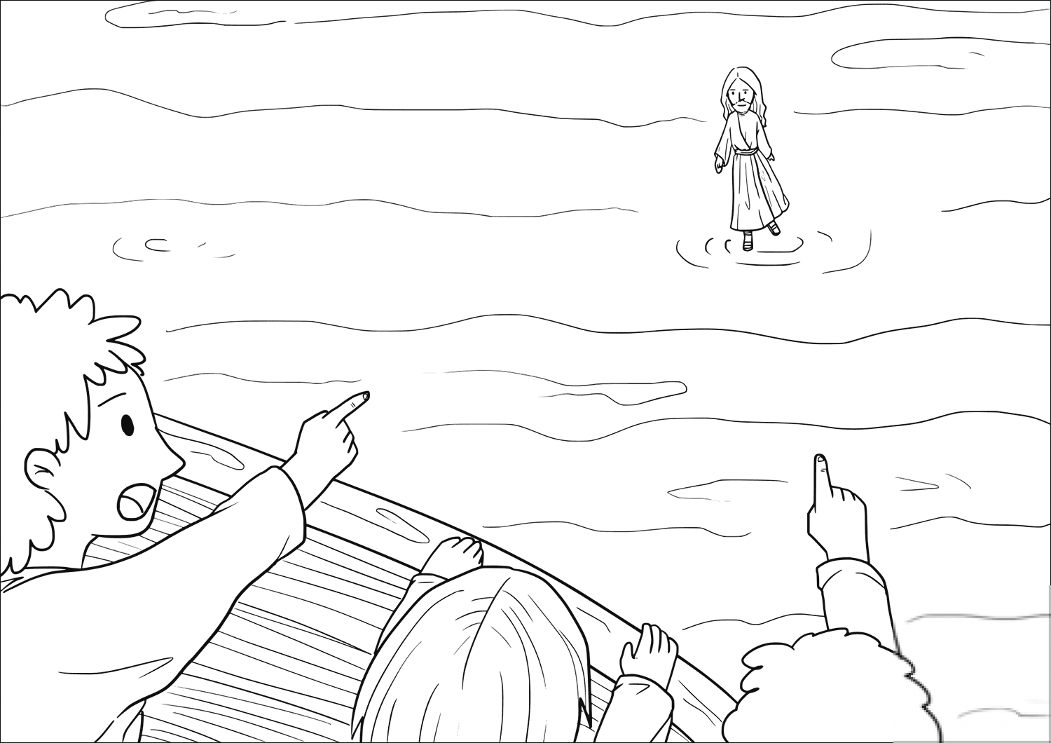 Jesus Went out to the Disciples,...