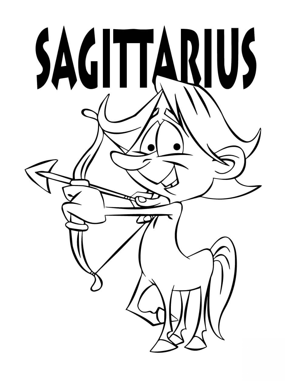 Karykatura greckiego Bóg, Strzeleca...