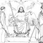 Hermes, Zeus i Atena