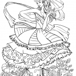 Girl Dancing in a Vintage Fashion...