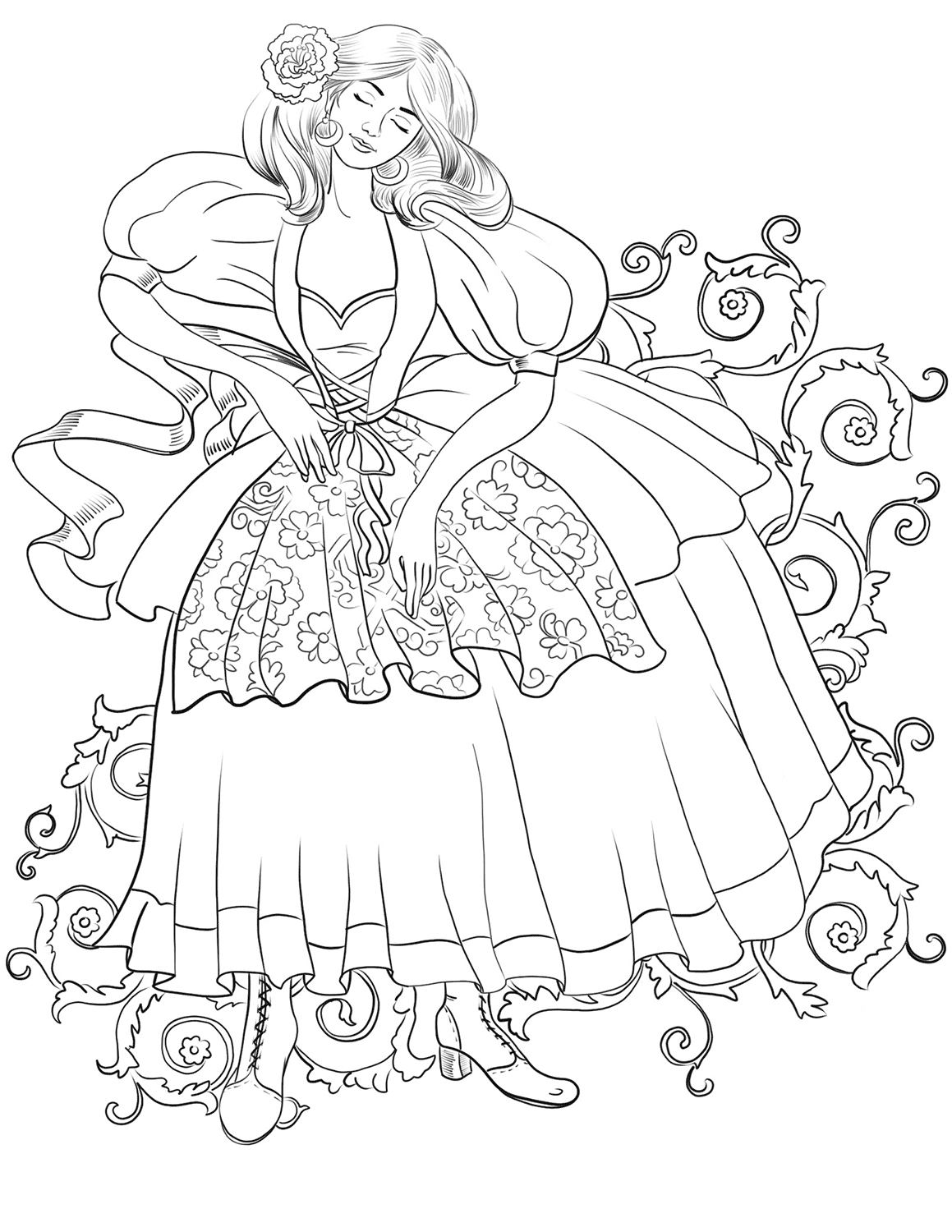 Italian Woman Dancing