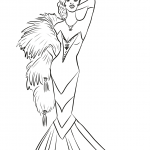 1930's Woman in Long Dress