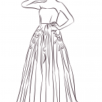 Strapless Long Prom Dress