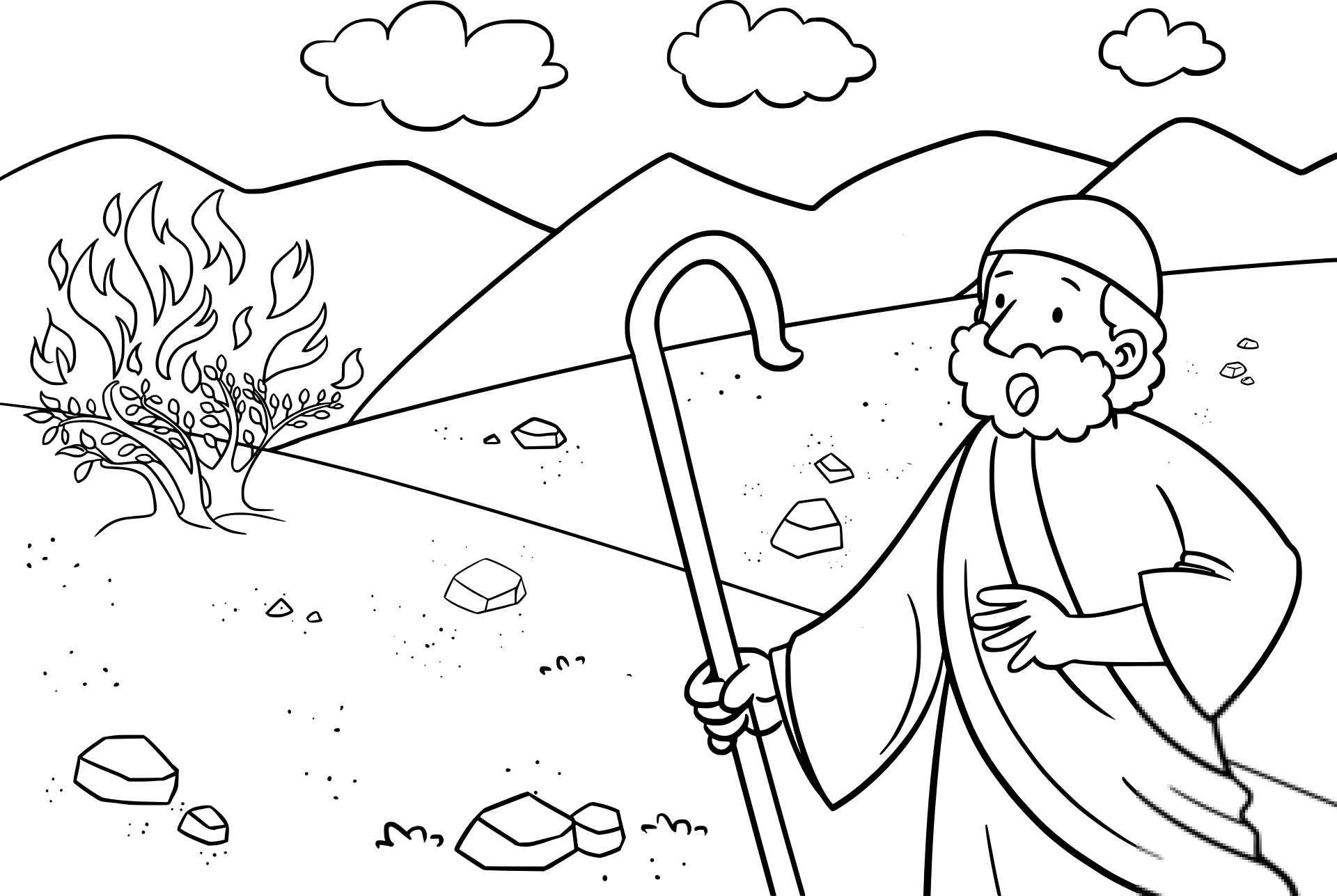 Moses & the Burning Bush