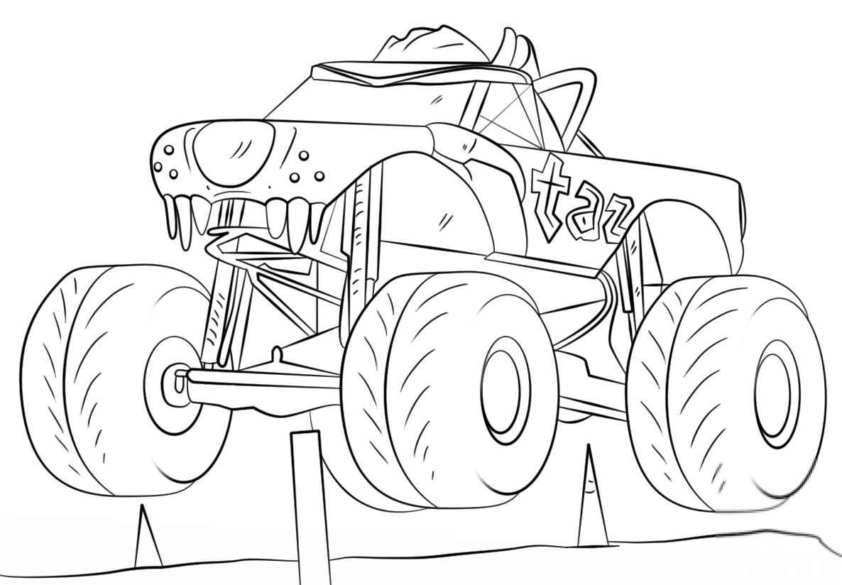 kolorowanka Monster Truck
