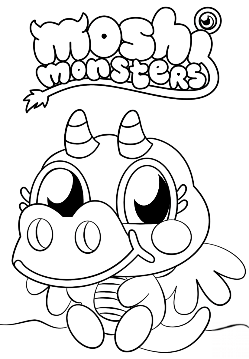 Moshi Monsters Burnie