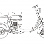 Motor Scooter Lambretta 125E