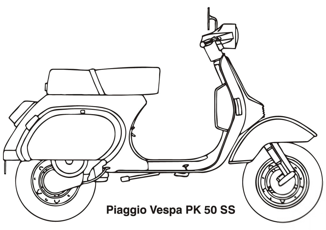 Piaggio Vespa Scooter