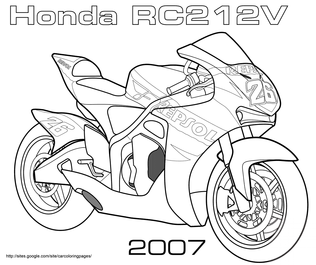 Motocykl wyścigowy Honda RC212V