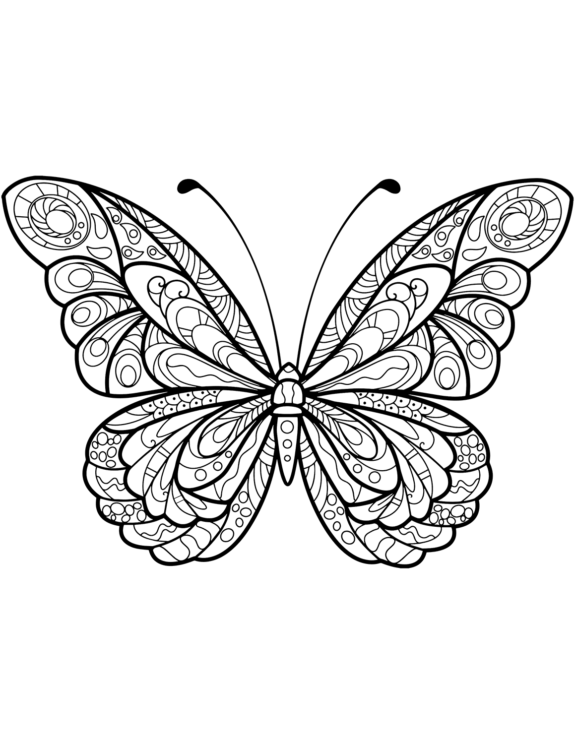 Zentangle Butterfly