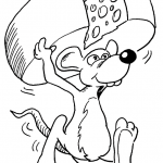 Mysz trzymająca ser