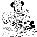 Minnie and Mickey Mouse with Pluto