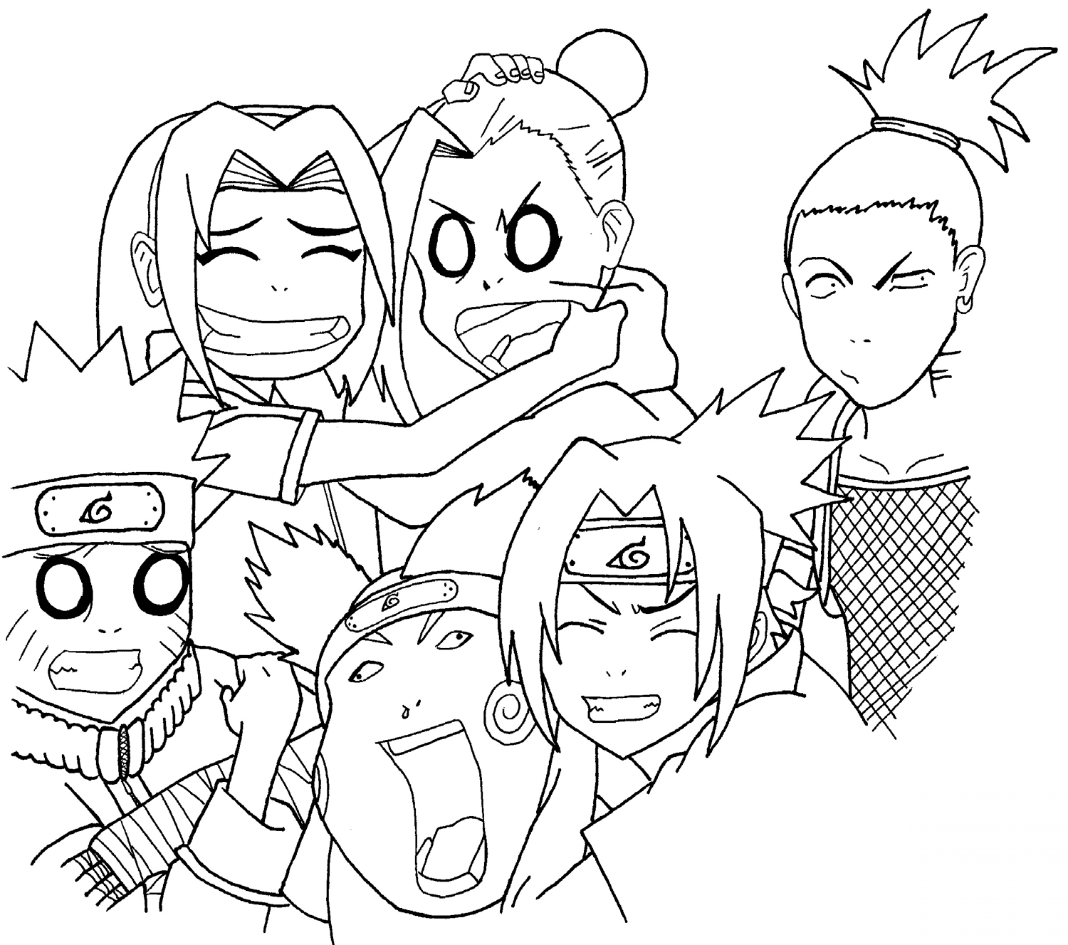 Naruto Squad 7 and 10