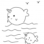 Kawaii Narwhals