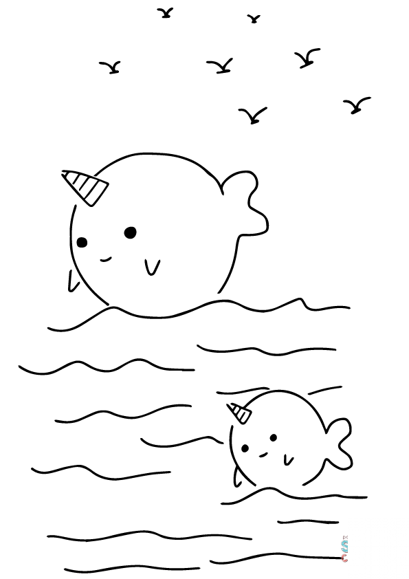 Kawaii Narwhals