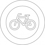 "No Bicycles" Sign in the Netherlands